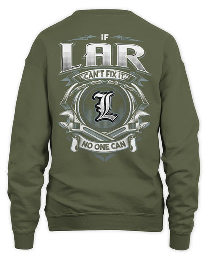 LAR AP81-K4-626 - Personalized Ahmed Quote Apparel “If Ahmed Can't Fix It, No One Can” - Unisex Sweatshirt - Military Green
