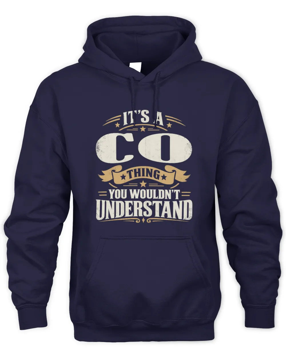 CO P08 TH51 - Personalized “It’s a/an [NAME] Thing – You Wouldn’t Understand” Shirt - Unisex Hoodie - Navy