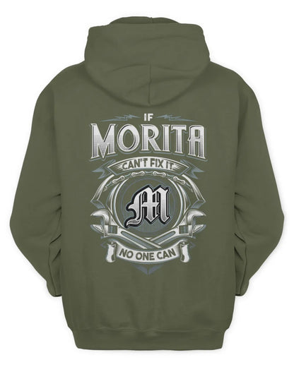 MORITA AP81-K4-626 - Personalized Ahmed Quote Apparel “If Ahmed Can't Fix It, No One Can” - Unisex Hoodie - Military Green