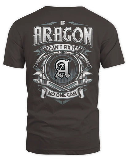 ARAGON AP81-K4-626 - Personalized Ahmed Quote Apparel “If Ahmed Can't Fix It, No One Can” - Unisex Standard T-Shirt - Dark Chocolate