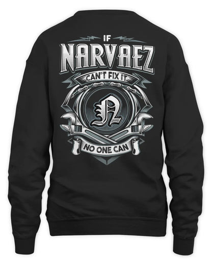 NARVAEZ AP81-K4-626 - Personalized Ahmed Quote Apparel “If Ahmed Can't Fix It, No One Can” - Unisex Sweatshirt - Black
