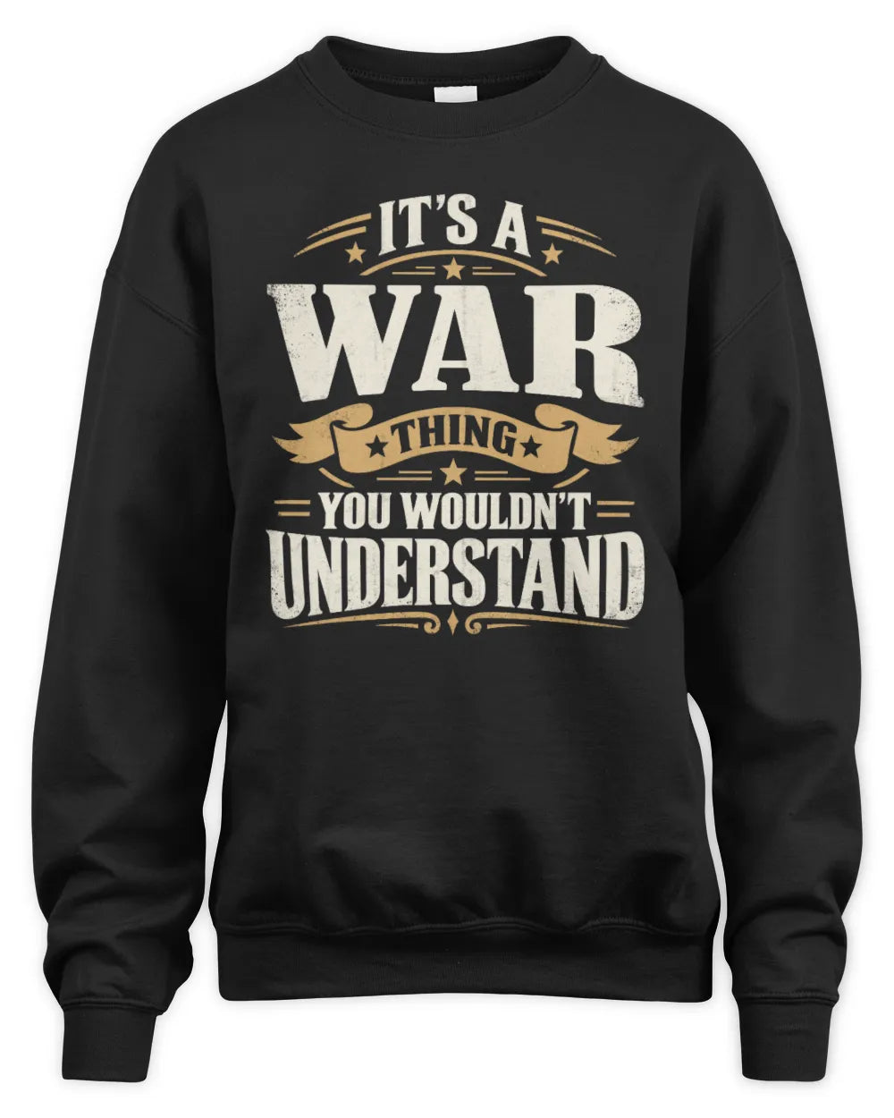 WAR P08 TH51 - Personalized “It’s a/an [NAME] Thing – You Wouldn’t Understand” Shirt - Unisex Sweatshirt - Black
