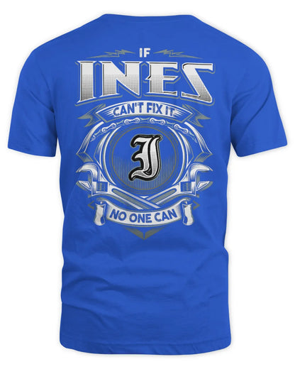 INES AP81-K4-626 - Personalized Ahmed Quote Apparel “If Ahmed Can't Fix It, No One Can” - Unisex Standard T-Shirt - Royal