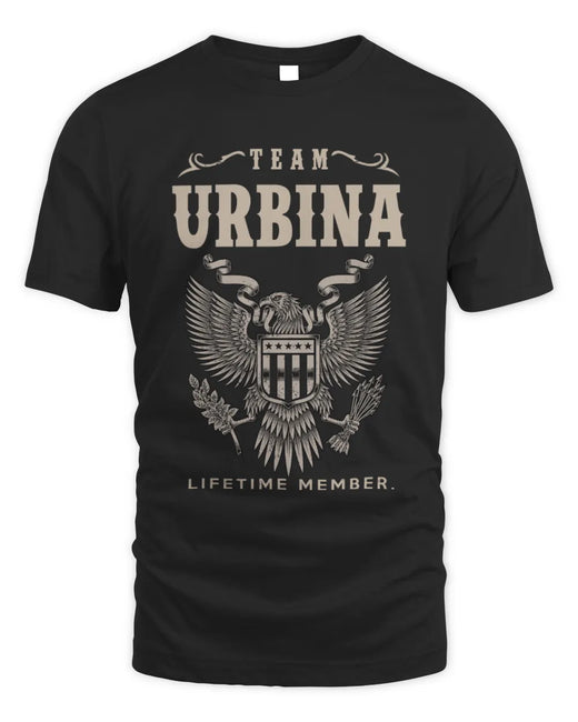 URBINA TP06-K82 – Personalized Classic Style Apparel “Team NAME Lifetime Member”