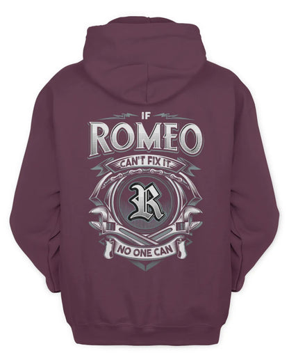 ROMEO AP81-K4-626 - Personalized Ahmed Quote Apparel “If Ahmed Can't Fix It, No One Can” - Unisex Hoodie - Maroon