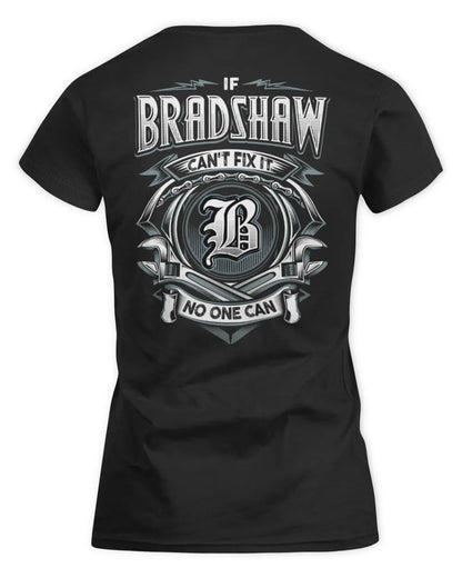 BRADSHAW AP81-K4-626 - Personalized Ahmed Quote Apparel “If Ahmed Can't Fix It, No One Can” - Women's Standard T-Shirt - Black