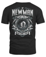 NEWMAN AP81-K4-626 - Personalized Ahmed Quote Apparel “If Ahmed Can't Fix It, No One Can” - Unisex Standard T-Shirt - Black
