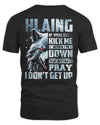 HLAING AP62-K4-666 - Personalized Fierce Wolf Quote Apparel “If You Kick Me When I’m Down, You Better Pray I Don’t Get Up”