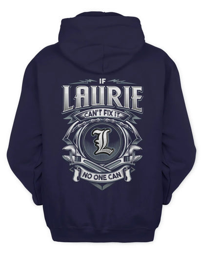 LAURIE AP81-K4-626 - Personalized Ahmed Quote Apparel “If Ahmed Can't Fix It, No One Can” - Unisex Hoodie - Navy