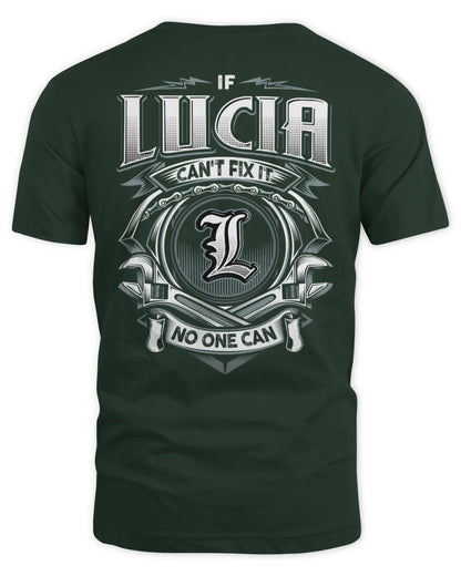 LUCIA AP81-K4-626 - Personalized Ahmed Quote Apparel “If Ahmed Can't Fix It, No One Can” - Unisex Standard T-Shirt - Forest Green