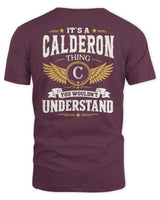 CALDERON KT06-M008 It’s a [NAME] Thing – You Wouldn’t Understand | Personalized Vintage T-Shirt - Unisex Standard T-Shirt - Maroon