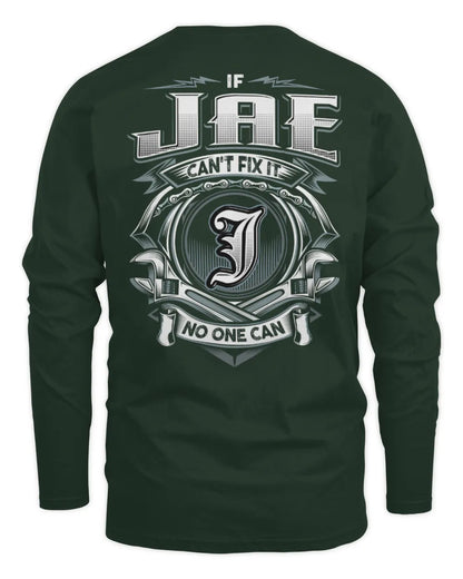 JAE AP81-K4-626 - Personalized Ahmed Quote Apparel “If Ahmed Can't Fix It, No One Can” - Men's Long Sleeved T-Shirt - Forest Green