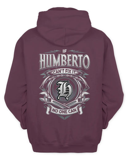 HUMBERTO AP81-K4-626 - Personalized Ahmed Quote Apparel “If Ahmed Can't Fix It, No One Can” - Unisex Hoodie - Maroon