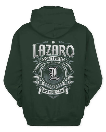 LAZARO AP81-K4-626 - Personalized Ahmed Quote Apparel “If Ahmed Can't Fix It, No One Can” - Unisex Hoodie - Forest Green