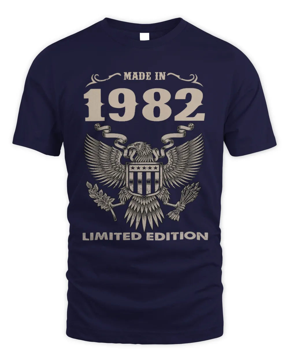 1982 HH89-K2 – Classic Birth Year Limited Edition T-Shirt - Unisex Standard T-Shirt - Navy