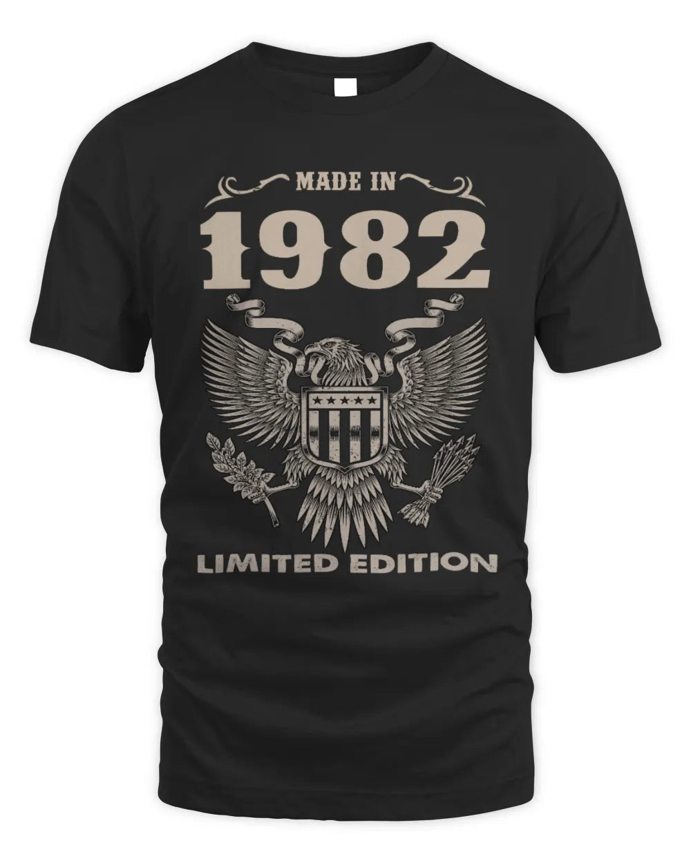 1982 HH89-K2 – Classic Birth Year Limited Edition T-Shirt - Unisex Standard T-Shirt - Black