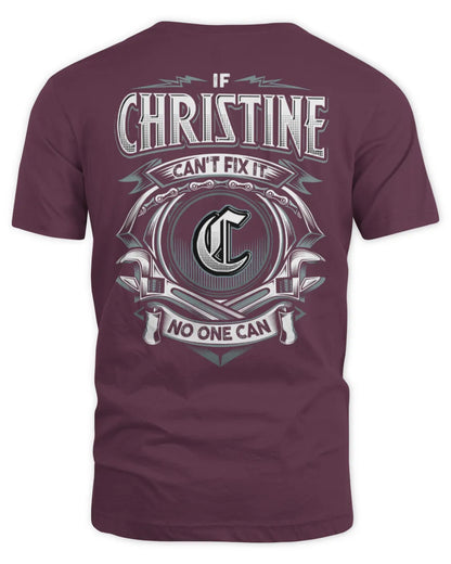 CHRISTINE AP81-K4-626 - Personalized Ahmed Quote Apparel “If Ahmed Can't Fix It, No One Can” - Unisex Standard T-Shirt - Maroon