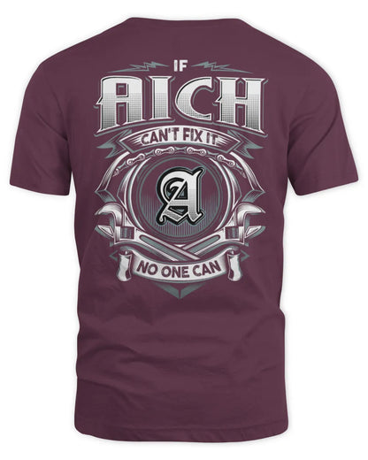 AICH AP81-K4-626 - Personalized Ahmed Quote Apparel “If Ahmed Can't Fix It, No One Can” - Unisex Standard T-Shirt - Maroon