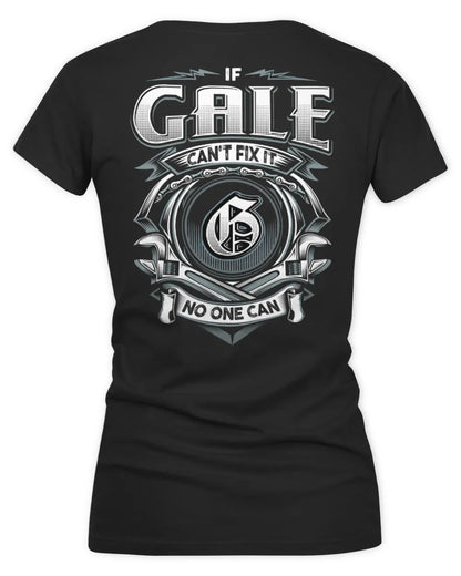GALE AP81-K4-626 - Personalized Ahmed Quote Apparel “If Ahmed Can't Fix It, No One Can” - Women's V-Neck T-Shirt - Black