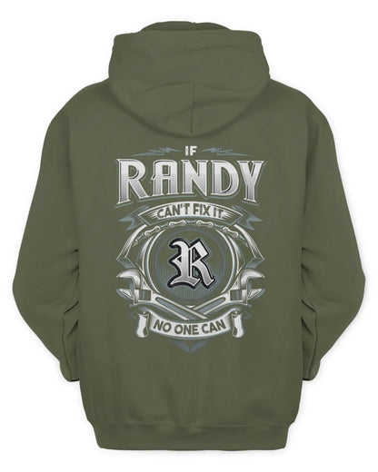 RANDY AP81-K4-626 - Personalized Ahmed Quote Apparel “If Ahmed Can't Fix It, No One Can” - Unisex Hoodie - Military Green