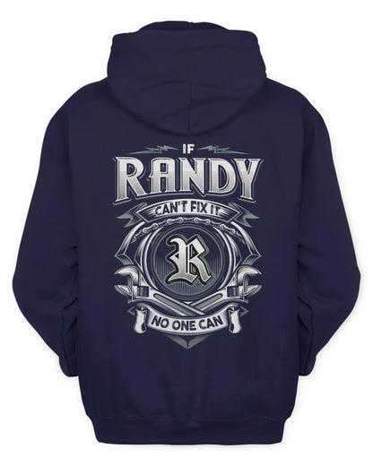 RANDY AP81-K4-626 - Personalized Ahmed Quote Apparel “If Ahmed Can't Fix It, No One Can” - Unisex Hoodie - Navy