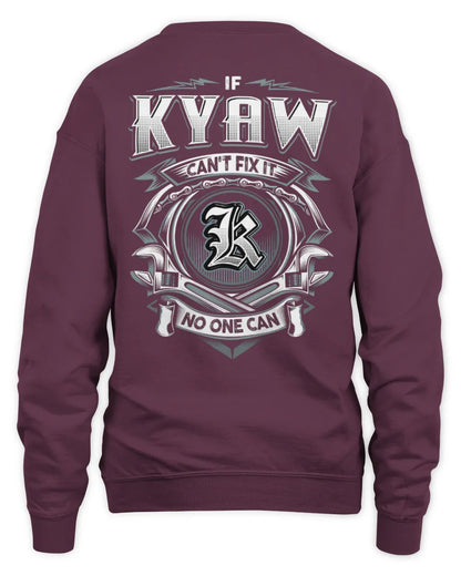 KYAW AP81-K4-626 - Personalized Ahmed Quote Apparel “If Ahmed Can't Fix It, No One Can” - Unisex Sweatshirt - Maroon