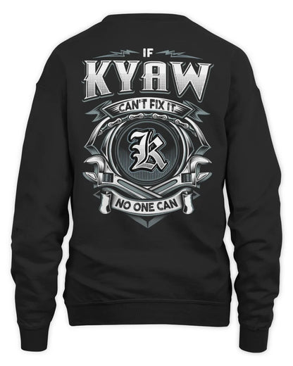 KYAW AP81-K4-626 - Personalized Ahmed Quote Apparel “If Ahmed Can't Fix It, No One Can” - Unisex Sweatshirt - Black