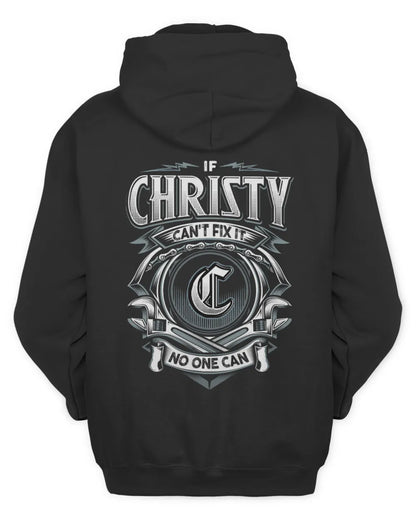 CHRISTY AP81-K4-626 - Personalized Ahmed Quote Apparel “If Ahmed Can't Fix It, No One Can” - Unisex Hoodie - Black