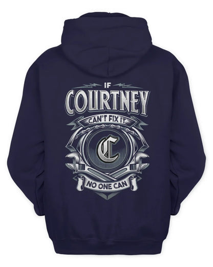 COURTNEY AP81-K4-626 - Personalized Ahmed Quote Apparel “If Ahmed Can't Fix It, No One Can” - Unisex Hoodie - Navy