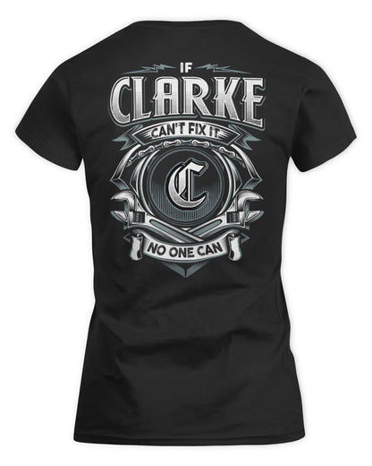 CLARKE AP81-K4-626 - Personalized Ahmed Quote Apparel “If Ahmed Can't Fix It, No One Can” - Women's Standard T-Shirt - Black