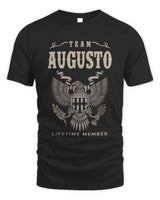 AUGUSTO TP06-K82 – Personalized Classic Style Apparel “Team NAME Lifetime Member” - Unisex Standard T-Shirt - Black
