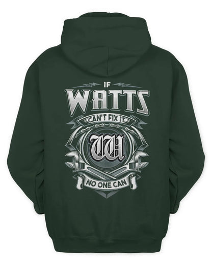 WATTS AP81-K4-626 - Personalized Ahmed Quote Apparel “If Ahmed Can't Fix It, No One Can” - Unisex Hoodie - Forest Green