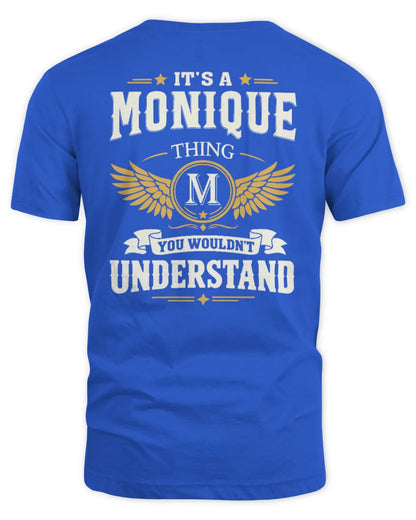 MONIQUE KT06-M008 It’s a [NAME] Thing – You Wouldn’t Understand | Personalized Vintage T-Shirt - Unisex Standard T-Shirt - Royal