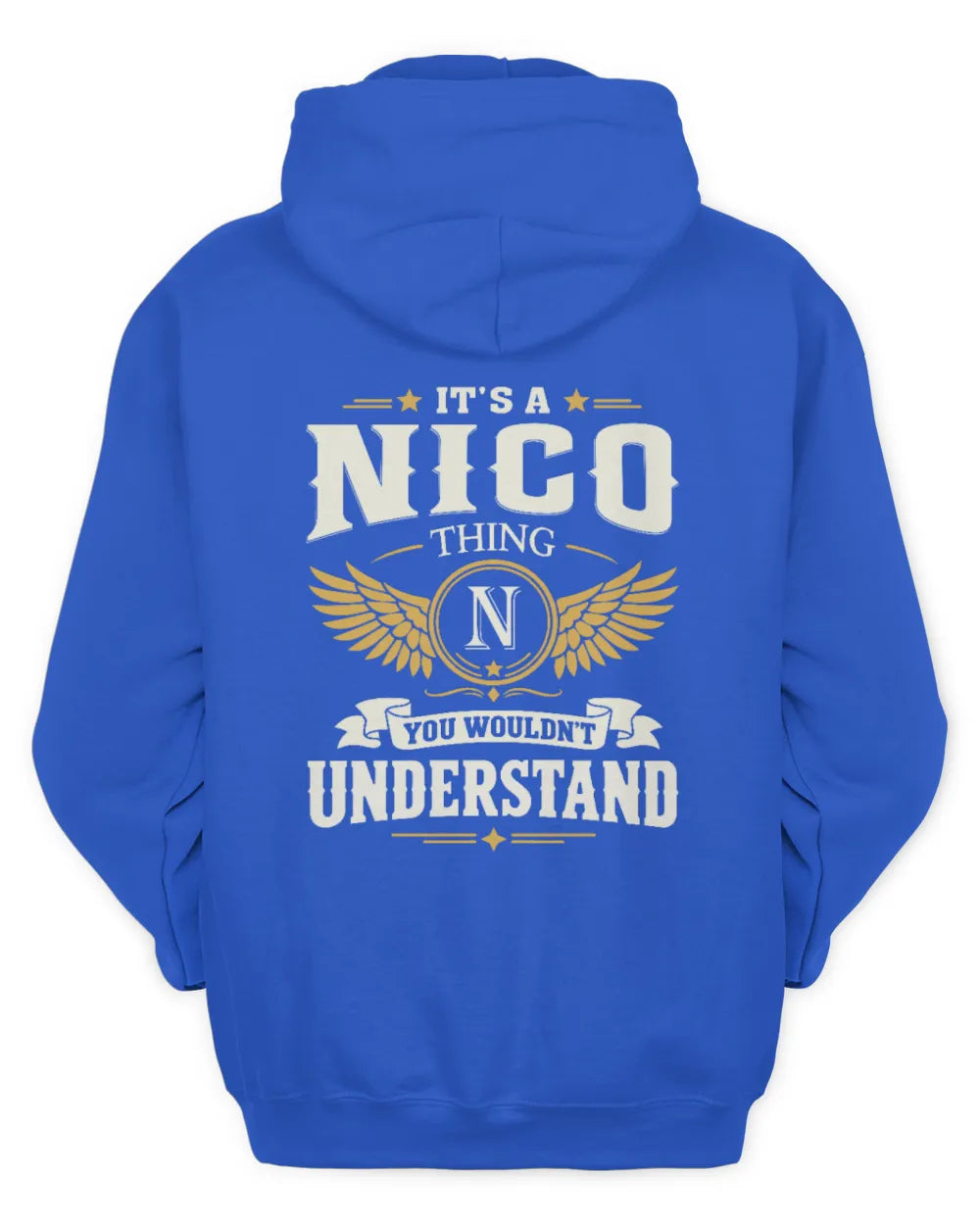 NICO KT06-M008 It’s a [NAME] Thing – You Wouldn’t Understand | Personalized Vintage T-Shirt - Unisex Hoodie - Royal