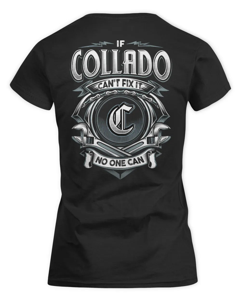 COLLADO AP81-K4-626 - Personalized Ahmed Quote Apparel “If Ahmed Can't Fix It, No One Can” - Women's Standard T-Shirt - Black