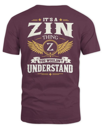 ZIN KT06-M008 It’s a [NAME] Thing – You Wouldn’t Understand | Personalized Vintage T-Shirt - Unisex Standard T-Shirt - Maroon