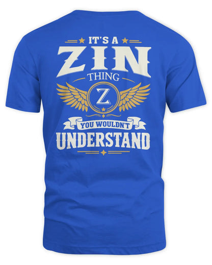 ZIN KT06-M008 It’s a [NAME] Thing – You Wouldn’t Understand | Personalized Vintage T-Shirt - Unisex Standard T-Shirt - Royal