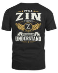 ZIN KT06-M008 It’s a [NAME] Thing – You Wouldn’t Understand | Personalized Vintage T-Shirt - Unisex Standard T-Shirt - Black