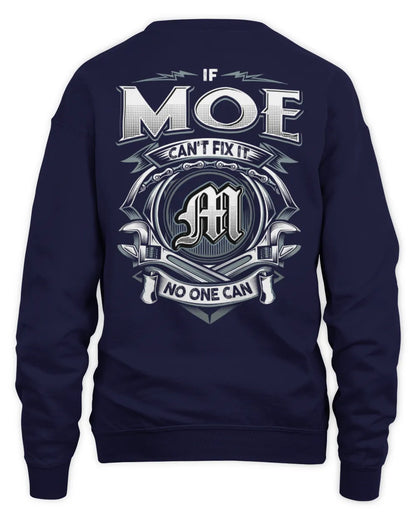 MOE AP81-K4-626 - Personalized Ahmed Quote Apparel “If Ahmed Can't Fix It, No One Can” - Unisex Sweatshirt - Navy