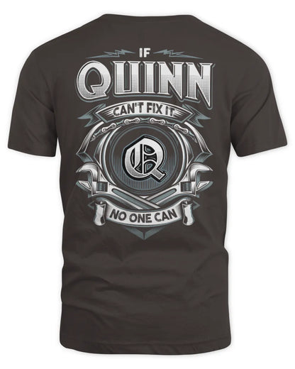 QUINN AP81-K4-626 - Personalized Ahmed Quote Apparel “If Ahmed Can't Fix It, No One Can” - Unisex Standard T-Shirt - Dark Chocolate