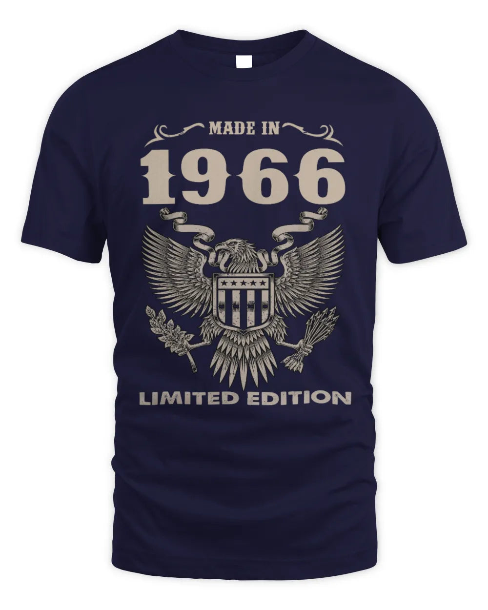 1966 HH89-K2 – Classic Birth Year Limited Edition T-Shirt - Unisex Standard T-Shirt - Navy