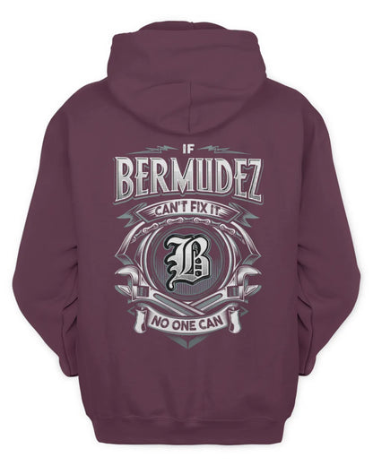 BERMUDEZ AP81-K4-626 - Personalized Ahmed Quote Apparel “If Ahmed Can't Fix It, No One Can” - Unisex Hoodie - Maroon