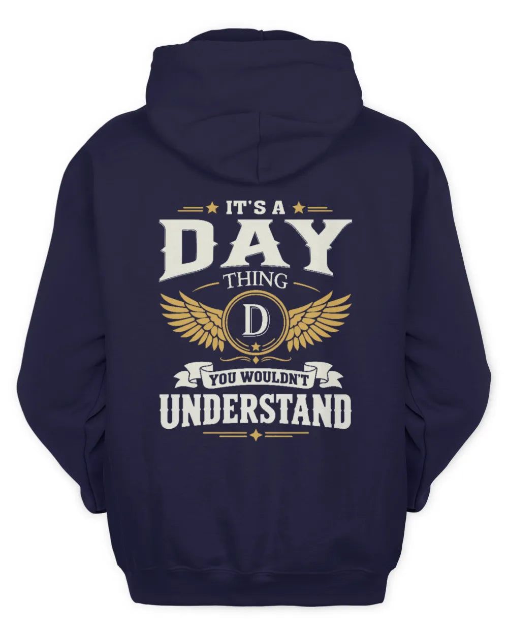 DAY KT06-M008 It’s a [NAME] Thing – You Wouldn’t Understand | Personalized Vintage T-Shirt - Unisex Hoodie - Navy