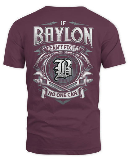 BAYLON AP81-K4-626 - Personalized Ahmed Quote Apparel “If Ahmed Can't Fix It, No One Can” - Unisex Standard T-Shirt - Maroon