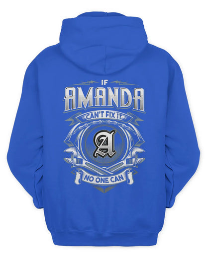 AMANDA AP81-K4-626 - Personalized Ahmed Quote Apparel “If Ahmed Can't Fix It, No One Can” - Unisex Hoodie - Royal