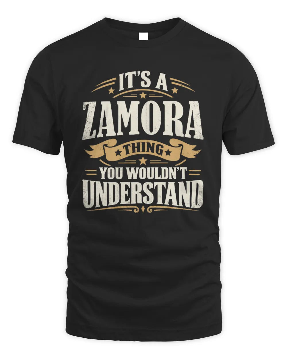 ZAMORA P08 TH51 - Personalized “It’s a/an [NAME] Thing – You Wouldn’t Understand” Shirt - Unisex Standard T-Shirt - Black