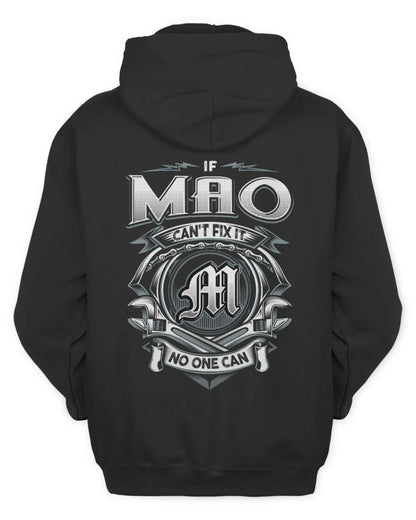 MAO AP81-K4-626 - Personalized Ahmed Quote Apparel “If Ahmed Can't Fix It, No One Can” - Unisex Hoodie - Black