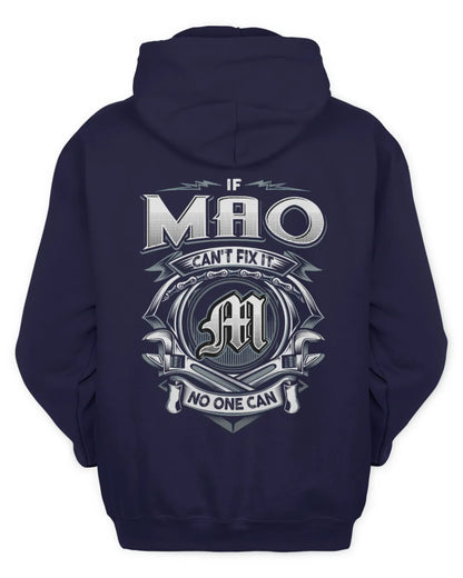 MAO AP81-K4-626 - Personalized Ahmed Quote Apparel “If Ahmed Can't Fix It, No One Can” - Unisex Hoodie - Navy