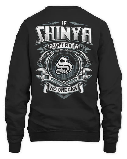 SHINYA AP81-K4-626 - Personalized Ahmed Quote Apparel “If Ahmed Can't Fix It, No One Can” - Unisex Sweatshirt - Black