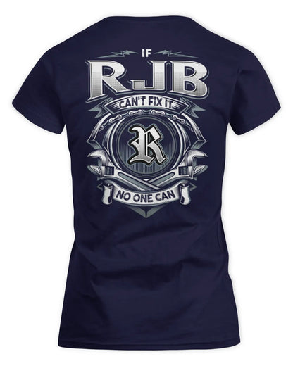 RJB AP81-K4-626 - Personalized Ahmed Quote Apparel “If Ahmed Can't Fix It, No One Can” - Women's Standard T-Shirt - Navy